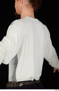 Gruffydd dressed upper body white long sleeve t shirt 0004.jpg